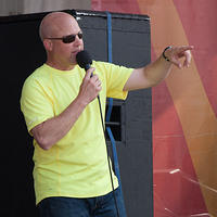 Mayor Landrieu addresses crowd