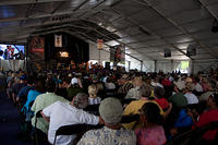 Jazz Tent crowd for Leah Chase 2