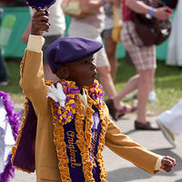 Parade with Big Nine Social Aid and Pleasure Club