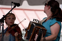 Kristi Guillory on accordian