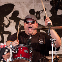 Kevin Stelly on drums