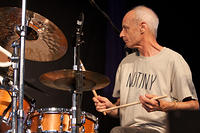 Johnny Vidacovich on drums