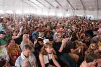 Blues tent crowd for Deacon John