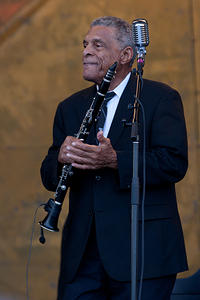 Charlie Gabriel with clarinet