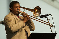 Jeffery Miller on trombone