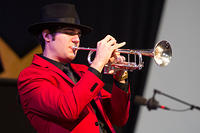 John Michael Bradford on trumpet