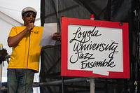 Jesse McBride introduces Loyola University Jazz Ensemble