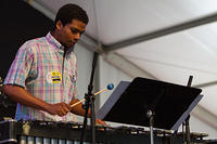 Michael Gourdin on vibraphone