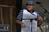 Malcolm Walker on washboard