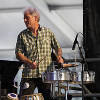 Mike Dillon on percussion