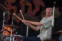 Johnny Vidacovich on drums