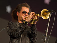 Ashlin Parker on trumpet