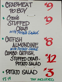 Stuf Hapn Event Catering menu