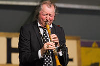 Sammy Rimington on clarinet