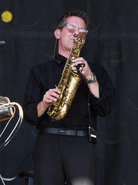 Kenny Gioffre on sax
