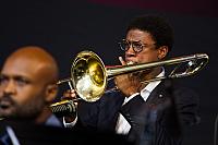 David Harris on trombone