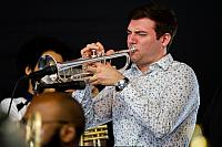 John Michael Bradford on trumpet