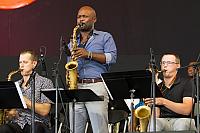 Khari Allen Lee on saxophone