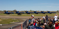 Blue Angels Parked
